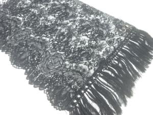 レース花模様ショール